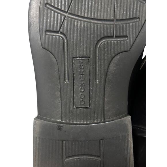 Dockers Men's 8 Black Emptor Slip On Synthetic Leather Round Toe Dress Shoe - Picture 10 of 11